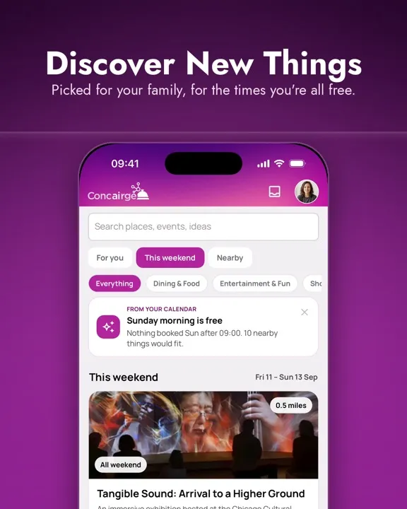 Instagram post: Discover New Things
